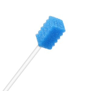 Disposable Oral Care Swabs Tooth Cleaning Mouth Swabs (50 Blue)