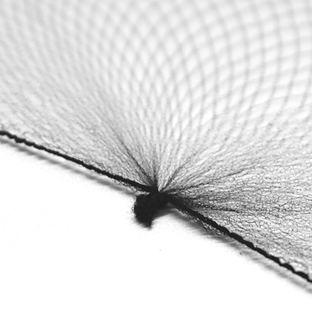 Smilco 100-Pack 26-Inch Black Nylon Hair Net for Food Service Workers