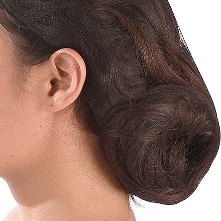 Smilco 100-Pack 26-Inch Black Nylon Hair Net for Food Service Workers