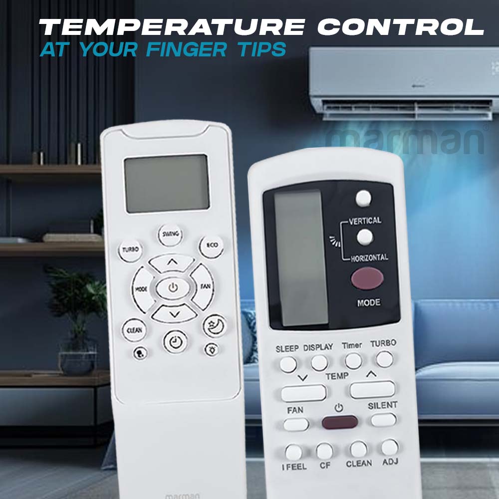 marman® Compatible with Sansui AC Remote Control Model 293 Suitable for 1 | 1.5 | 2 Ton Split and Window Air Conditioner – Match Remote Key by Key with Existing Remote Control