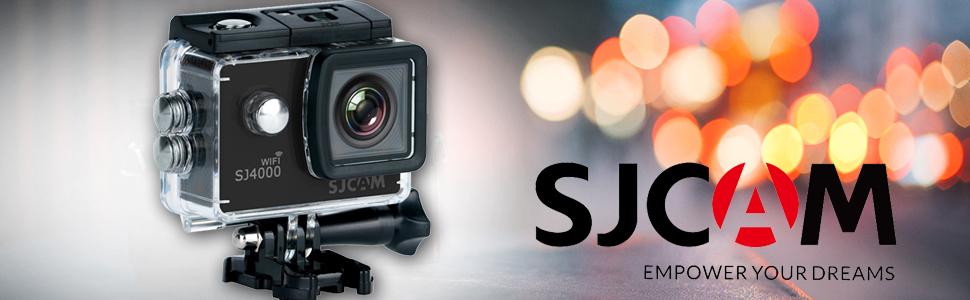 SJCAM SJ4000 WiFi 12MP Optical Full HD WiFi Sports Action Camera 170°Wide FOV 30M Waterproof DV Camcorder, Black