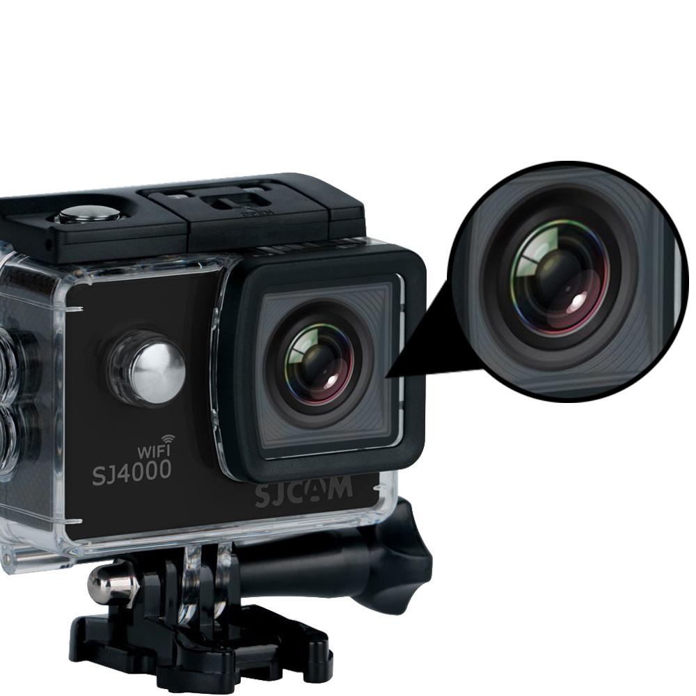 SJCAM SJ4000 WiFi 12MP Optical Full HD WiFi Sports Action Camera 170°Wide FOV 30M Waterproof DV Camcorder, Black