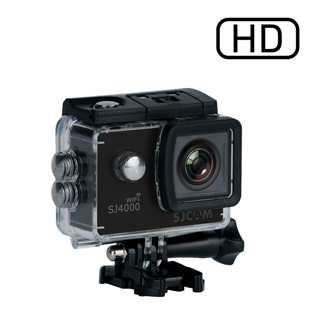 SJCAM SJ4000 WiFi 12MP Optical Full HD WiFi Sports Action Camera 170°Wide FOV 30M Waterproof DV Camcorder, Black