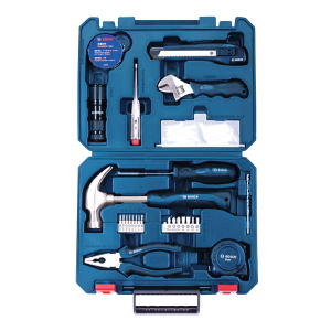 BOSCH Professional GSB 500 RE Corded-Electric Drill Tool Set, 10 mm, 500 Watt, 1 Year Warranty, Blue