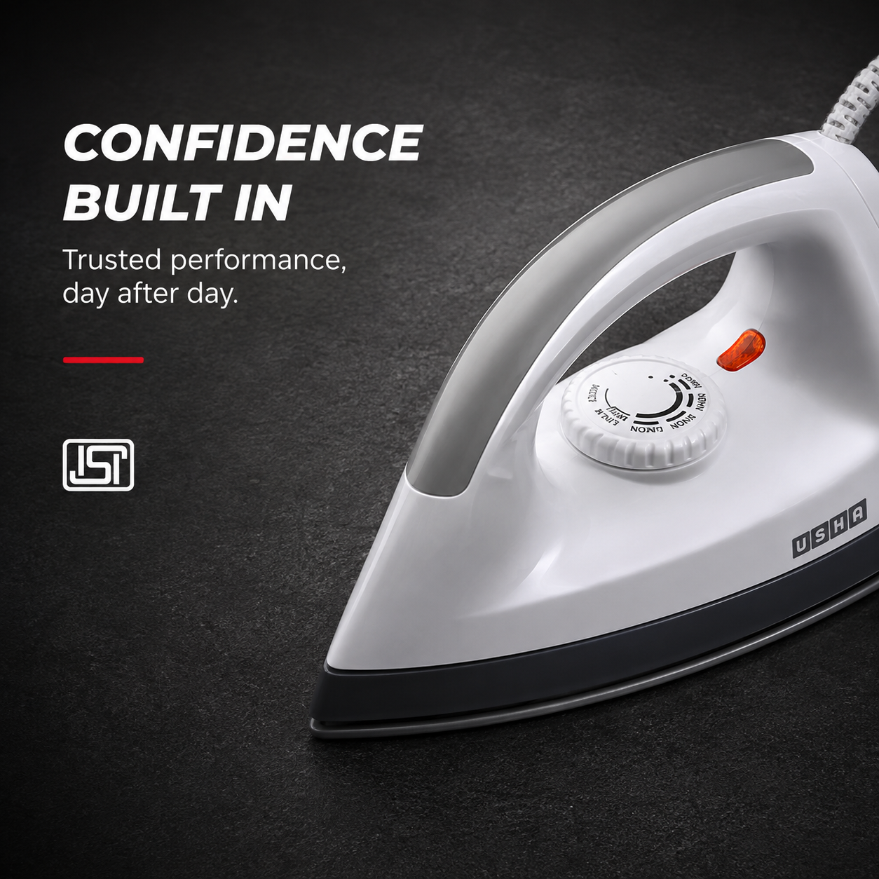 Usha EI 1602 1000-Watt Lightweight Dry Iron (multi-colour)
