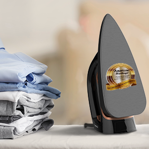 Crompton InstaGlide 1000-Watts Dry Iron with American Heritage Coating, Pack of 1 Iron