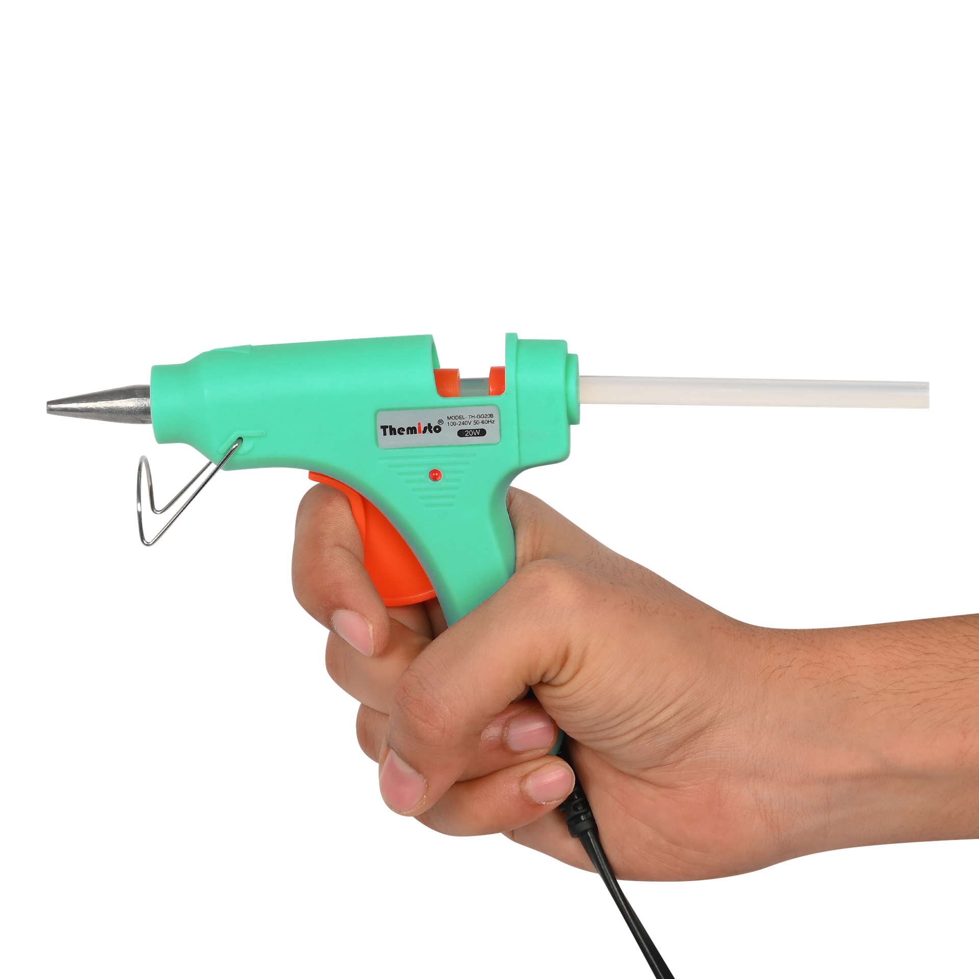 THEMISTO 20 Watt Mini Hot Melt Glue Gun with 10 Glue Sticks for DIY Art and Crafts…