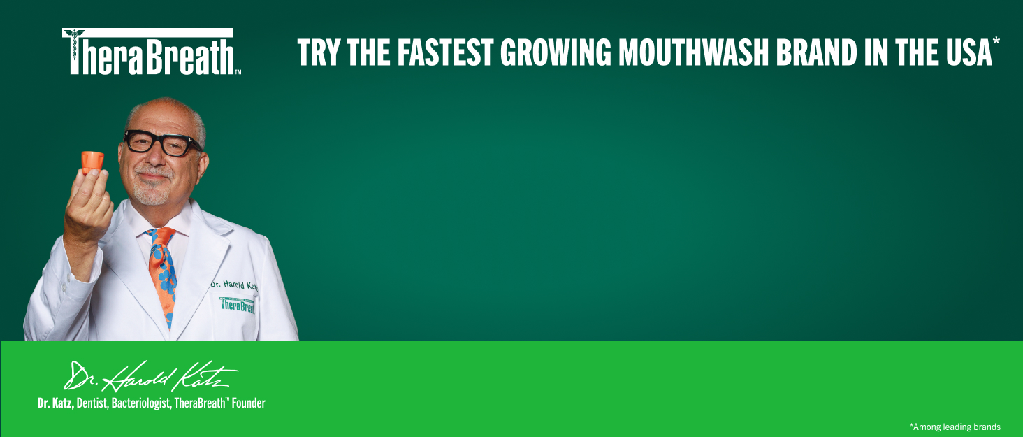 TheraBreath Fresh Breath Mouthwash, Icy Mint Flavor, Alcohol-Free, 16 Fl Oz (Pack of 2)