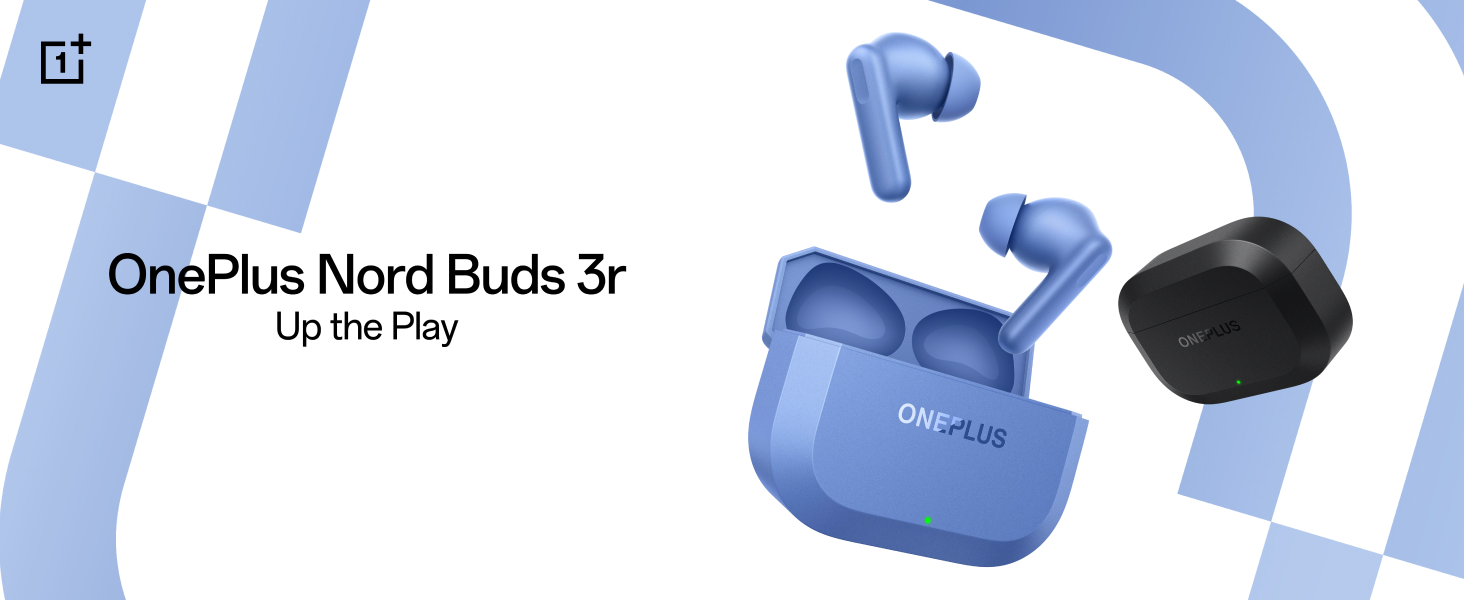 OnePlus Nord Buds 3r TWS Earbuds up to 54 Hours Playback, 2-mic Clear Calls, 3D Spatial Audio, AI Translation, 12.4mm Drivers, Dual-Device Connectivity, 47ms Low Latency - Aura Blue