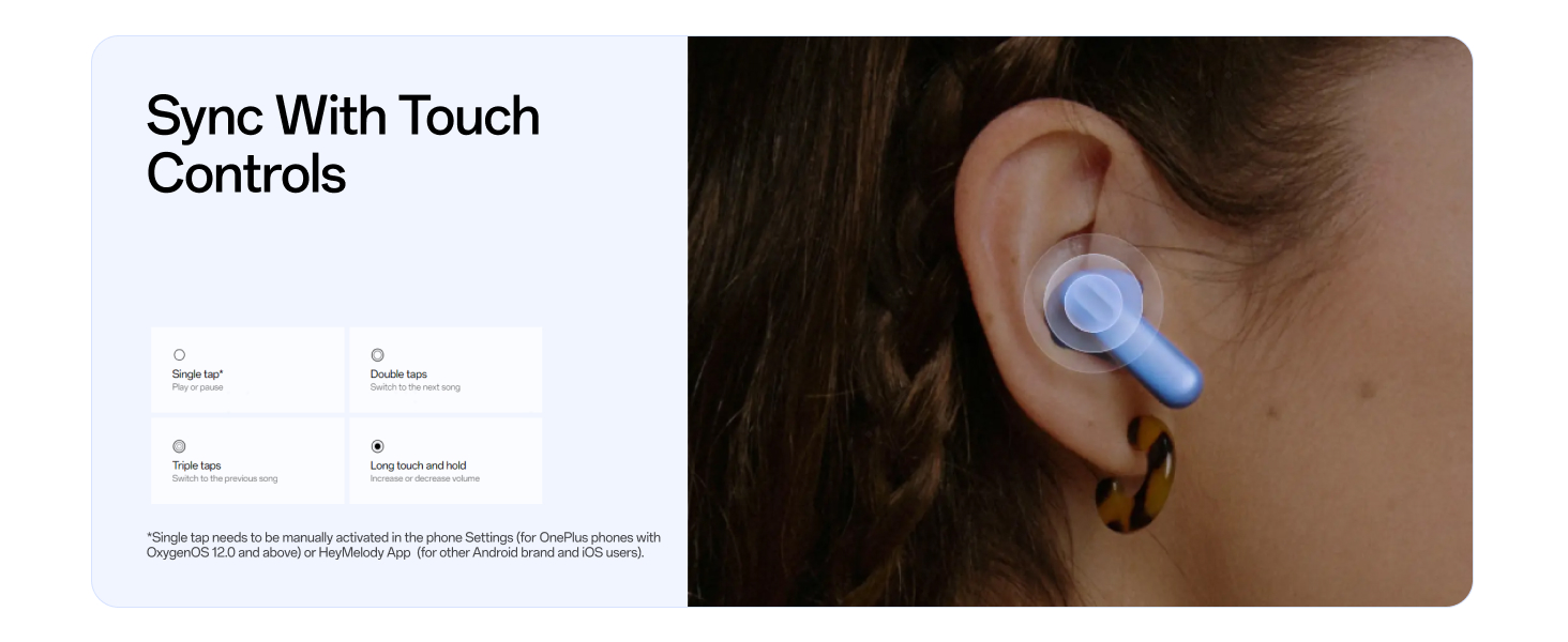 OnePlus Nord Buds 3r TWS Earbuds up to 54 Hours Playback, 2-mic Clear Calls, 3D Spatial Audio, AI Translation, 12.4mm Drivers, Dual-Device Connectivity, 47ms Low Latency - Aura Blue