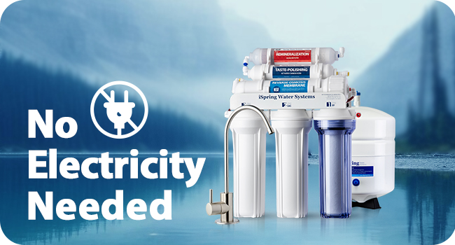iSpring RCC7AK-BN NSF Certified, 75 GPD, Alkaline 6-Stage Reverse Osmosis System, pH+ Remineralization RO Water Filter System Under Sink Patented Top-Mounted Faucet Design for Easy Installation