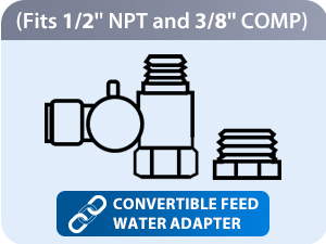 iSpring RCC7AK-BN NSF Certified, 75 GPD, Alkaline 6-Stage Reverse Osmosis System, pH+ Remineralization RO Water Filter System Under Sink Patented Top-Mounted Faucet Design for Easy Installation