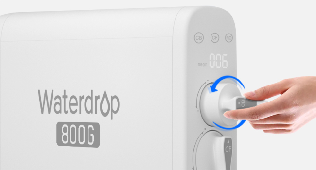 Waterdrop G3P800 Tankless Reverse Osmosis Water Filter System, 800 GPD
