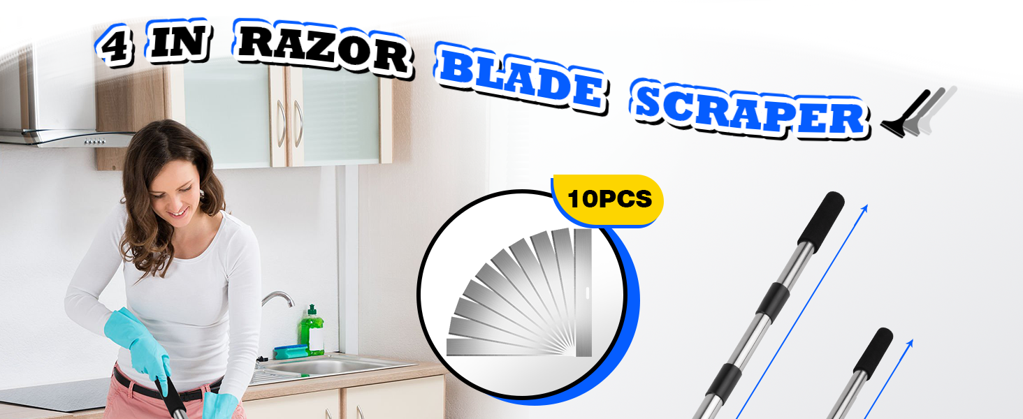 DIYSELF Scraper Tool 5.4 ft (65 in), Adjustable Floor Scraper