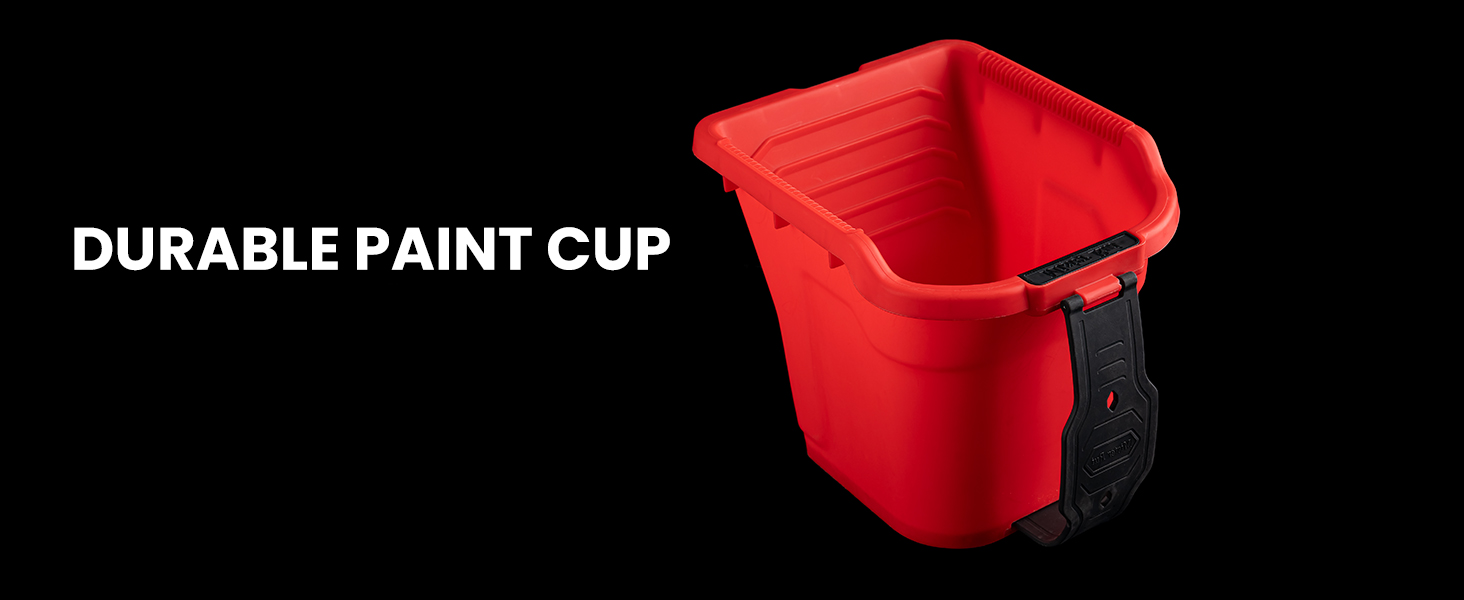 Mister Rui 4 Inch Paint Bucket Set with Liners and Lid, 7 Pack