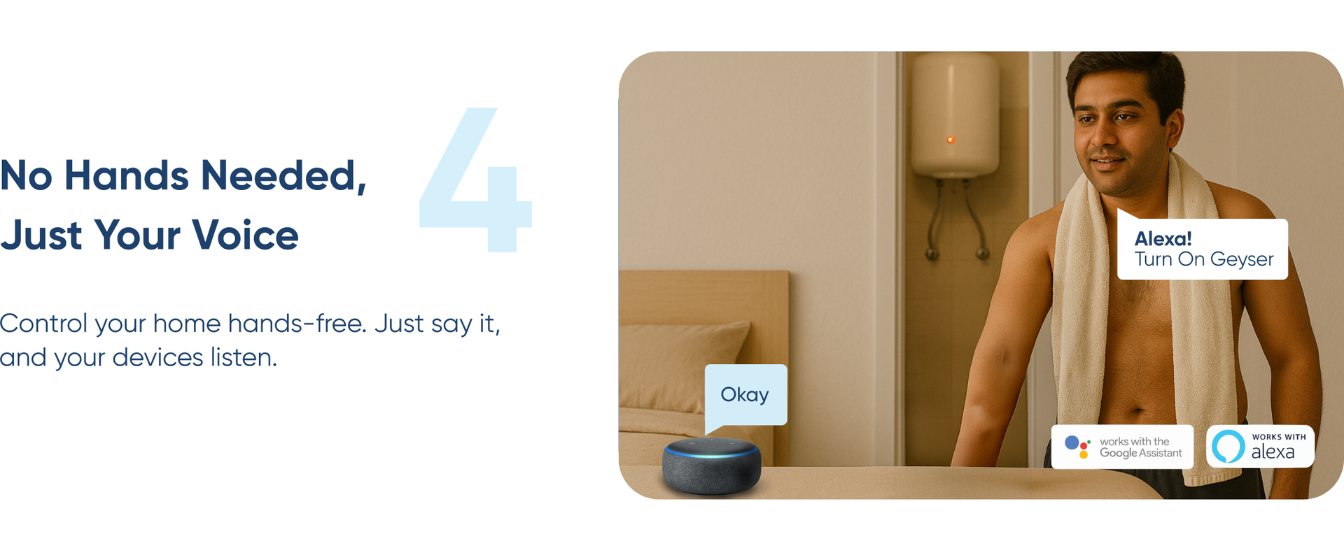 AZIOT 16A Smart Plug with Energy Monitoring, WiFi & Bluetooth, Suitable for Large Appliances like Geysers, Microwave Ovens, Air Conditioners. Works with Alexa & Home
