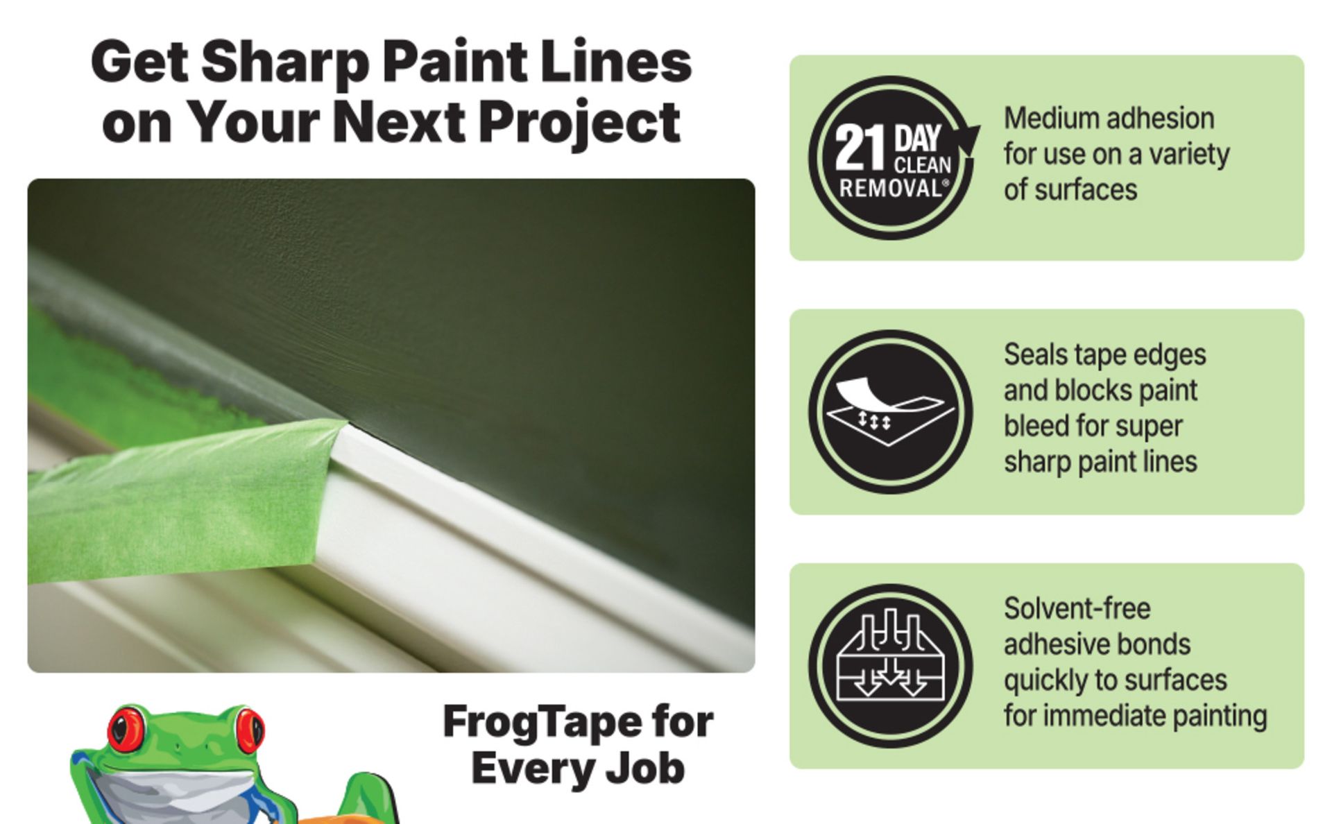 FrogTape Multi-Surface Painter's Tape with PAINTBLOCK, 0.94 in x 60 Yds