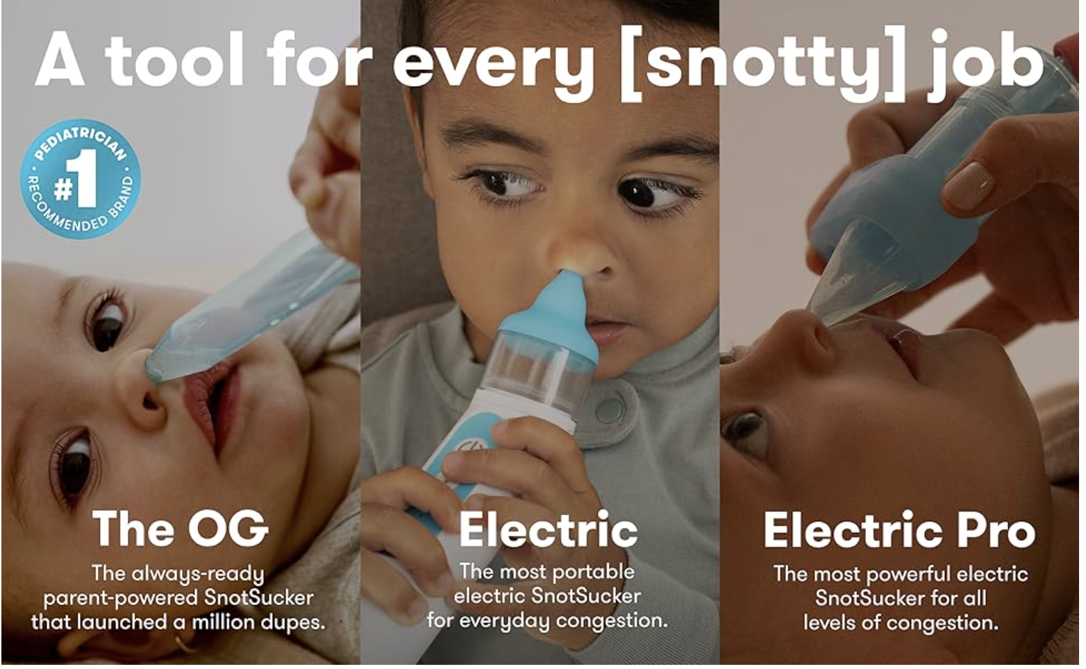 Frida Baby NoseFrida SnotSucker Nasal Aspirator for Baby, 4 Hygiene Filters