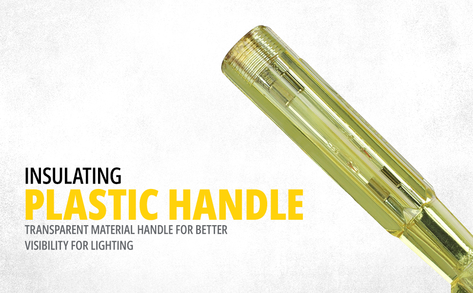 STANLEY STMT66191 130mm (5.1") Spark Detecting 2-in-1 Screwdriver Tester | 3mm Slotted Tip | 100-500V AC Range | Insulated Transparent Handle Linesman Tester with Pocket Clip for Electricians & DIY
