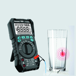 Themisto TH-M200 AC/DC Current, True RMS Digital Multimeter | 9999 Counts |10A | Black