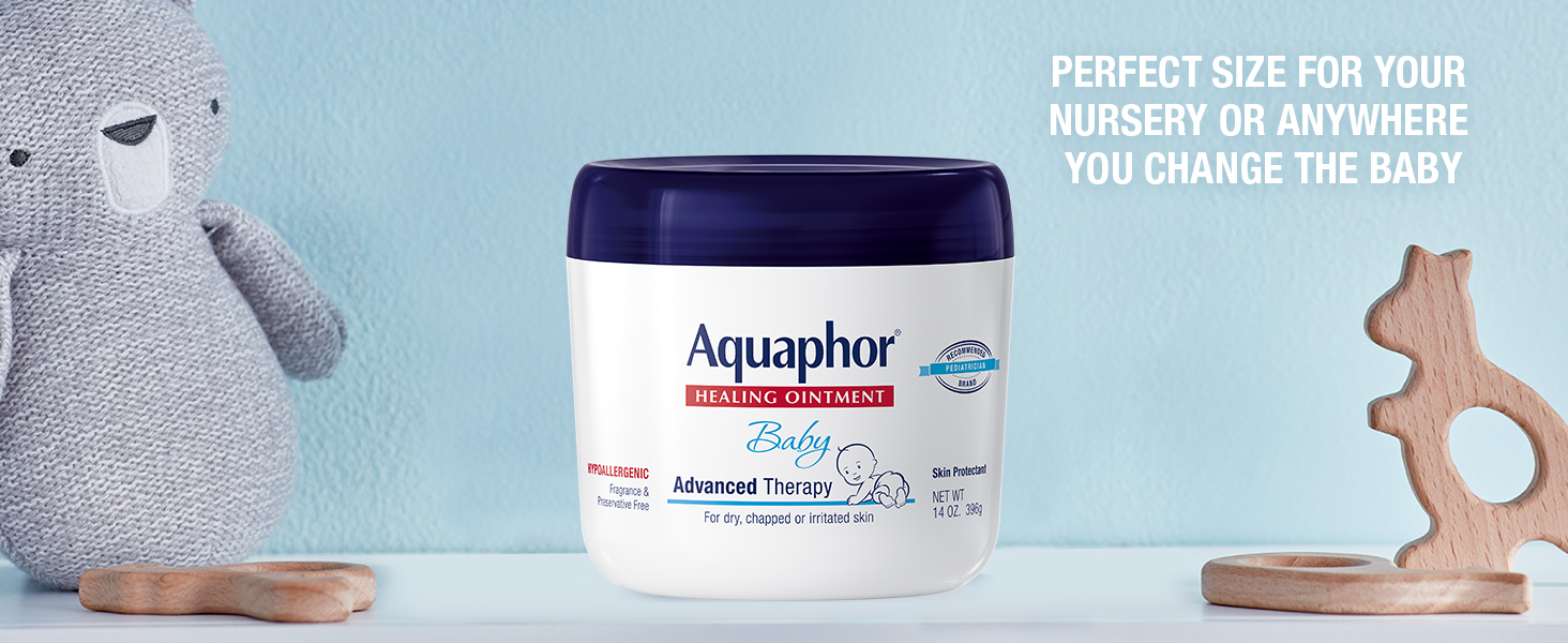Aquaphor Baby Advanced Therapy Healing Ointment Skin Protectant, 14 OZ