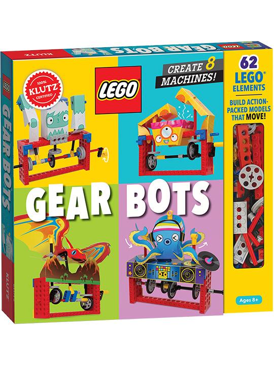 Klutz Lego Gear Bots Science/STEM Activity Kit for 8-12 years