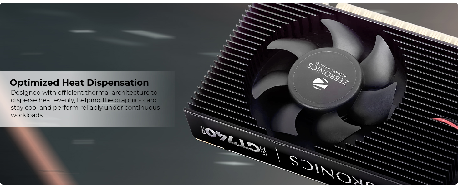 ZEBRONICS Gt610 2Gd3 with Pcie 2.0,Multiconnectivity Hdmi Dvi Vga,High Efficiency,Heatsink with Fan.,pci_e,ddr3_sdram,2 GB