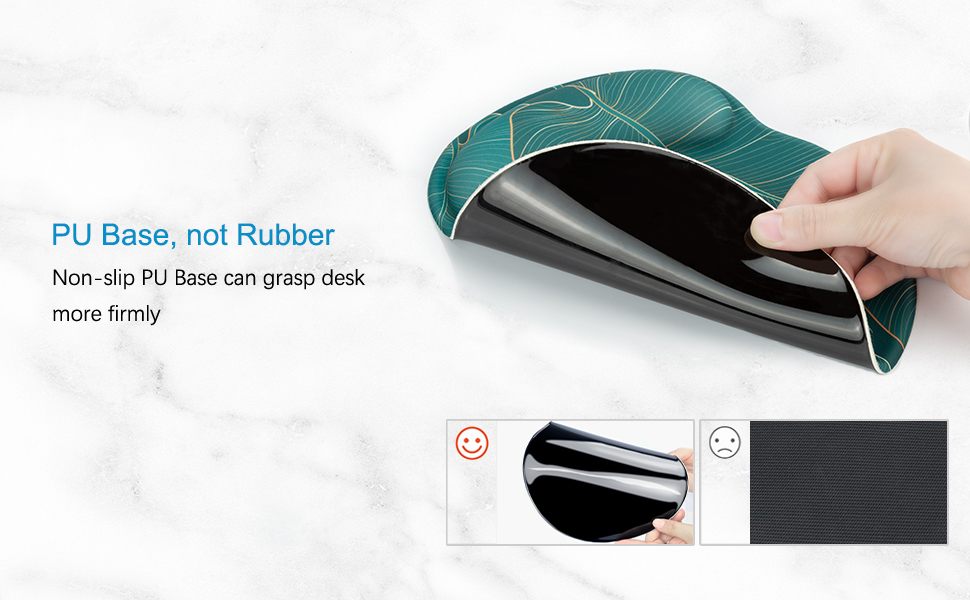 Ergonomic Mouse Pad with Wrist Rest Support,Gel Mouse Pads for Desk