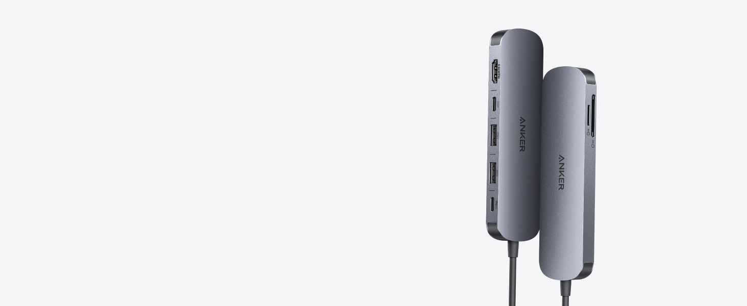 Anker USB-C Hub, 8-in-1 Multiport Ethernet Adapter with 4K@60Hz HDMI Port
