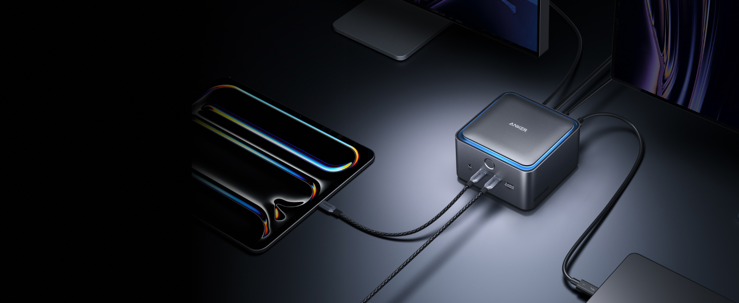 Anker USB-C Hub, 8-in-1 Multiport Ethernet Adapter with 4K@60Hz HDMI Port