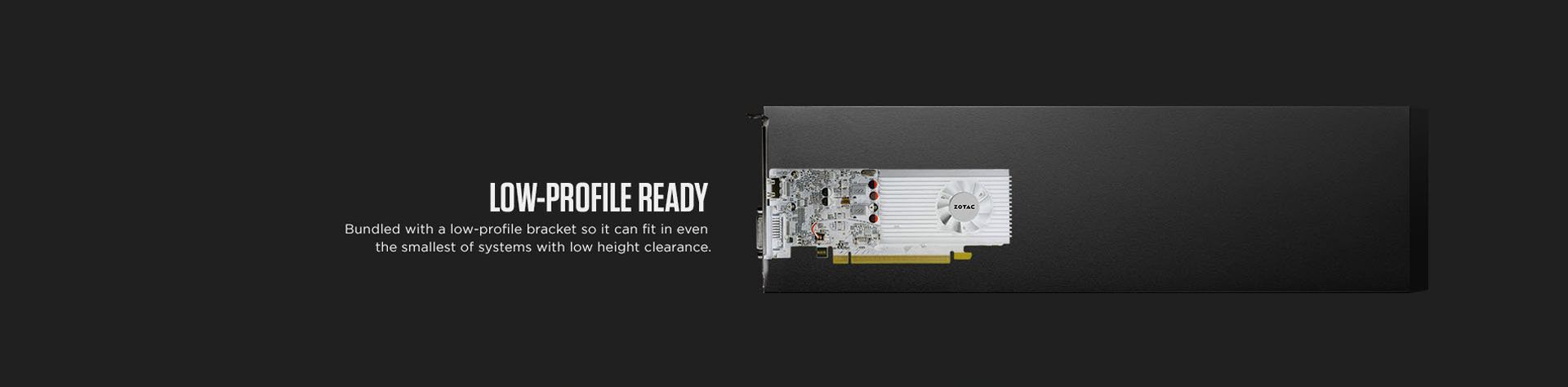 ZOTAC Gaming GeForce GT 1030 GDDR5 2GB 64bit PCIe 3.0 Graphics Card with 1468 Mhz Boost Clock & 5 Years Warranty (2 Years Warranty + 3 Years Extended Warranty)