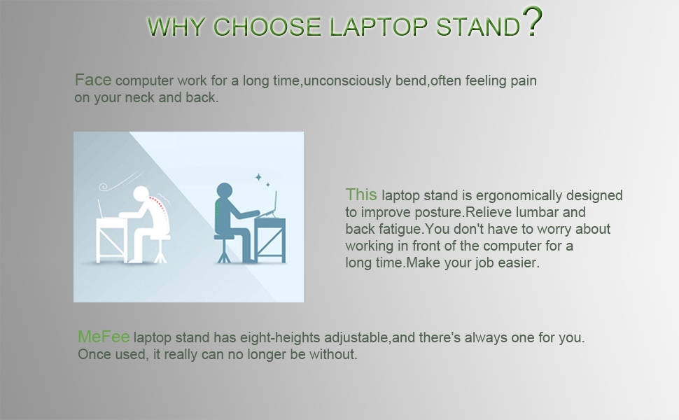 Ergonomic Adjustable Laptop Stand for Desk with Phone Holder & 360° Rotation - Foldable Portable Stand for 10-17" Laptops, MacBook Pro 16", Gaming Laptops, Tablets | Heavy-Duty & Ventilated Design