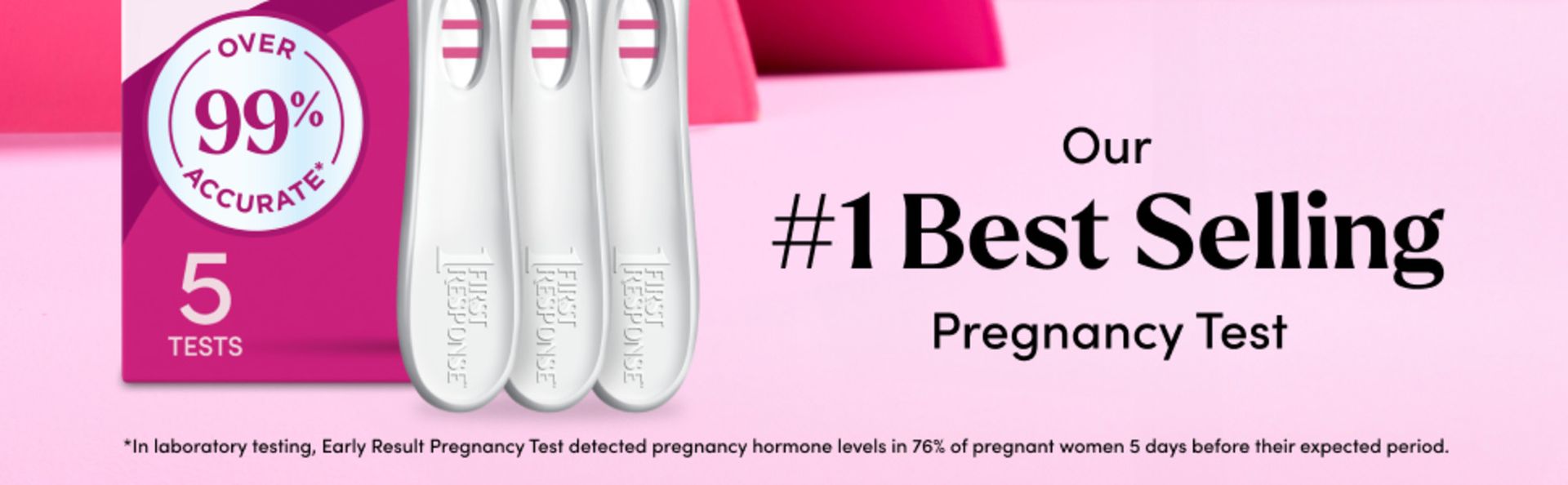 First Response Early Result Pregnancy Test, 3 Pack (Packaging & Test Design May Vary)