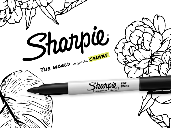 Sharpie Permanent Markers, Fine Tip, Black, 12 Count - Quick Drying, Fade Resistant, For Wood, Plastic, Paper, Metal, And More