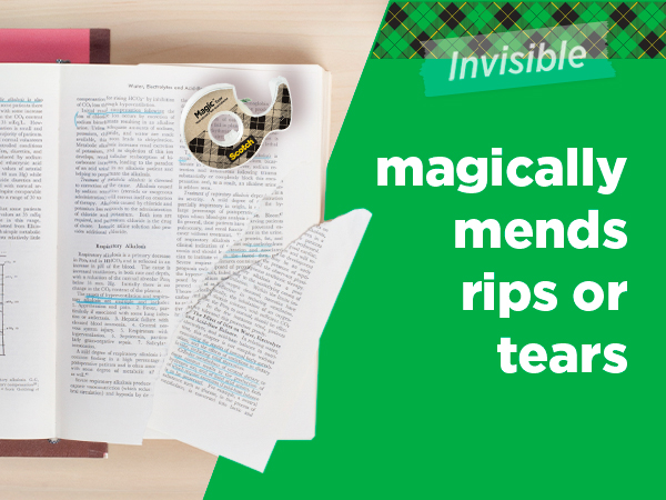 Scotch Magic Tape, Invisible, 6 Tape Rolls with Dispenders