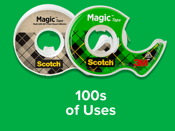 Scotch Magic Tape, Invisible, 6 Tape Rolls with Dispenders