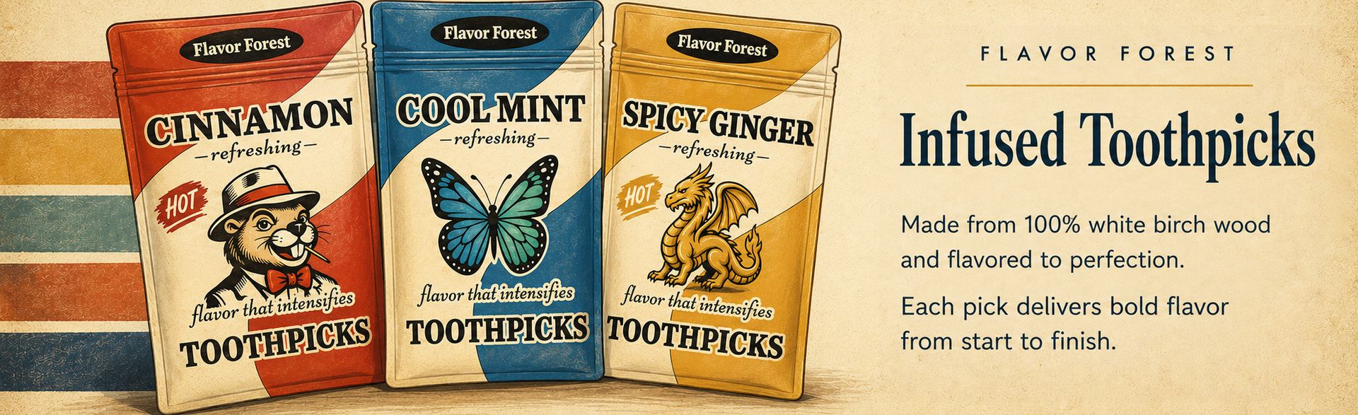 Hot Cinnamon Toothpicks 200ct