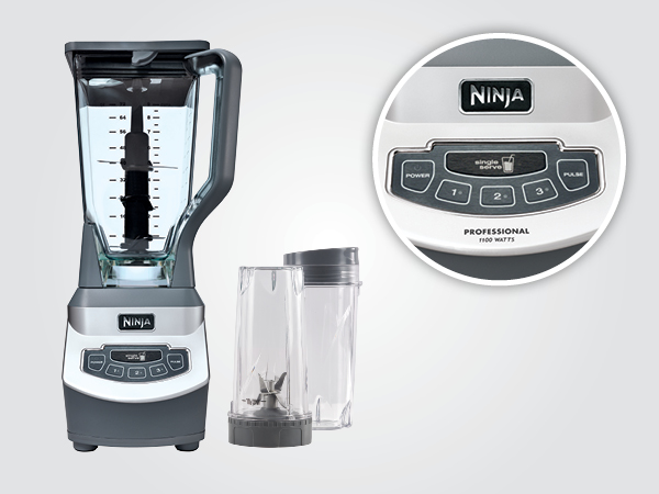 Ninja Blender Pro+, 1100W, 72oz Pitcher, 2 Cups, BL660