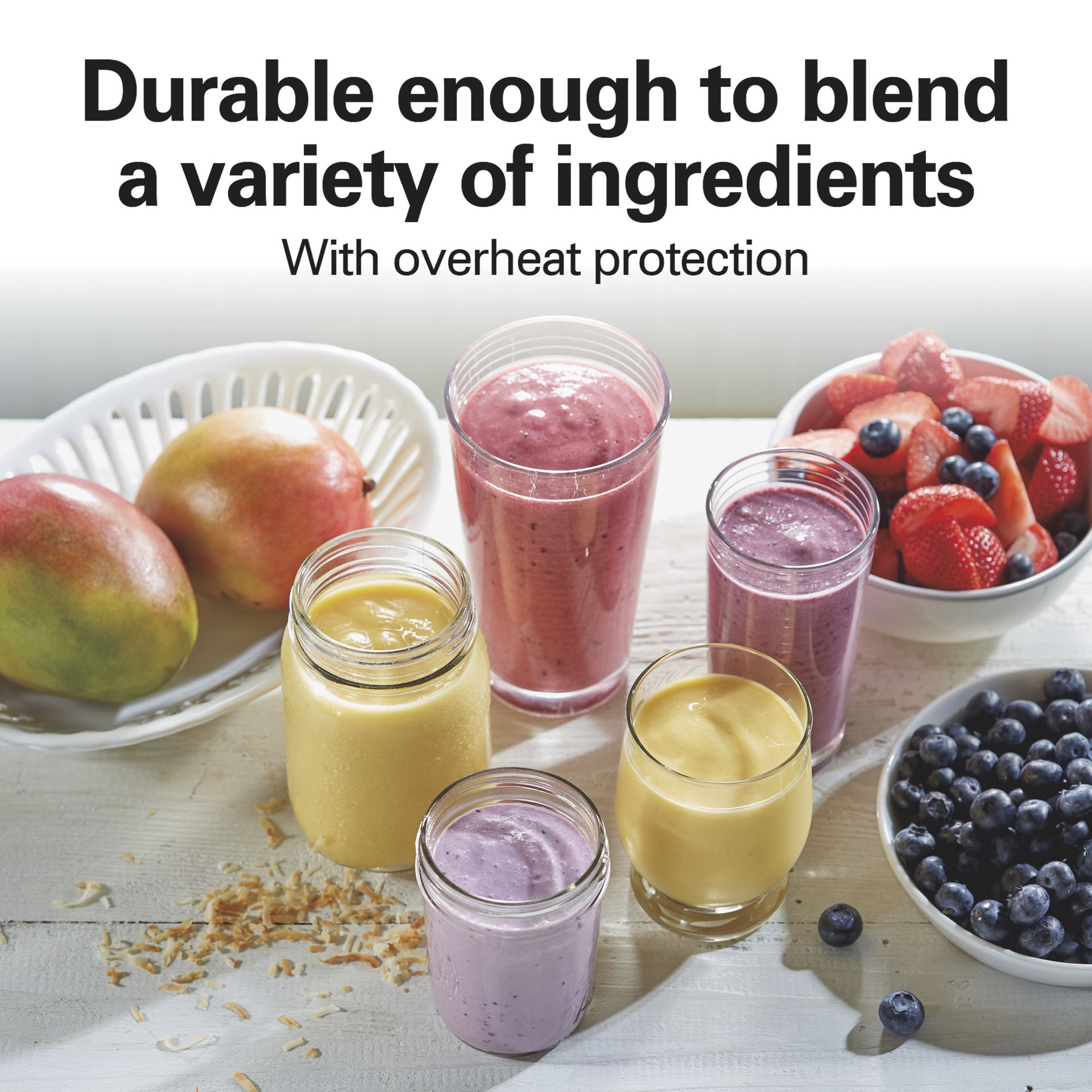 Hamilton Beach Portable Blender for Smoothies With 14 oz. Travel Jar
