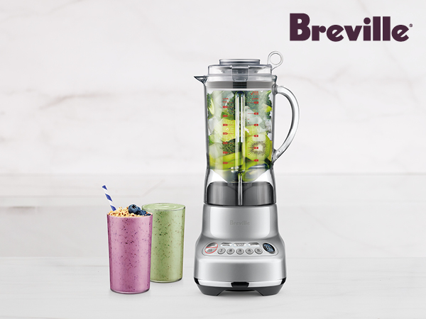 Breville BBL620SIL Fresh and Furious Blender for Kitchens, Silver