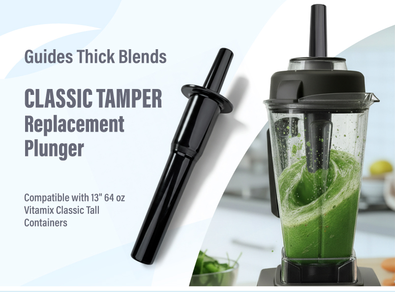 Classic Tamper Plunger Replacement for Vitamix 64-ounce Classic Container