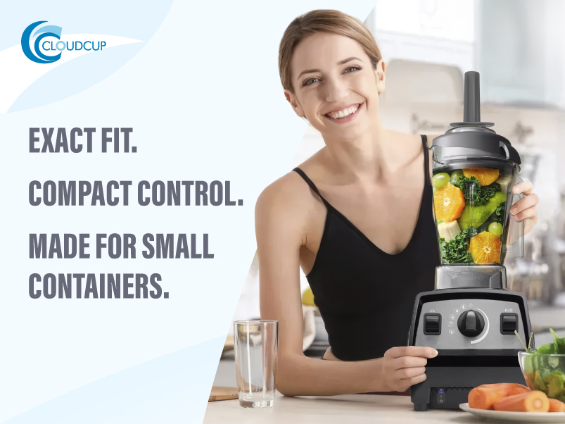 Small Mini Tamper Plunger Replacement for Vitamix 32 and 48 oz Containers