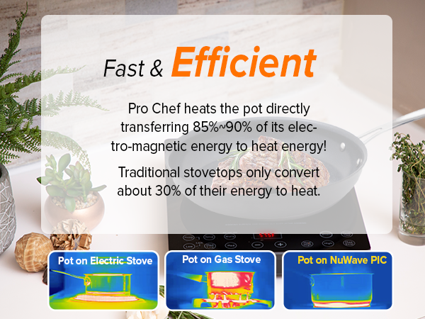 Nuwave Pro Chef Induction Cooktop, Commercial-Grade Portable Burner