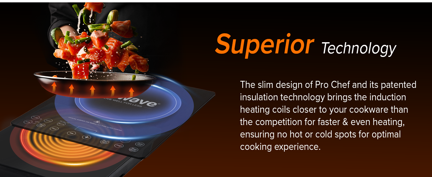Nuwave Pro Chef Induction Cooktop, Commercial-Grade Portable Burner