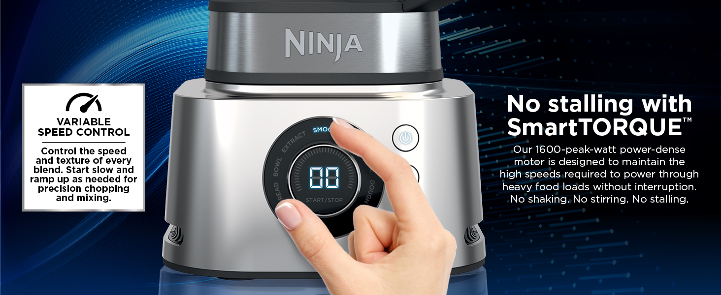 Ninja Foodi Power Blender & Processor System, 7 Functions, Silver, SS401