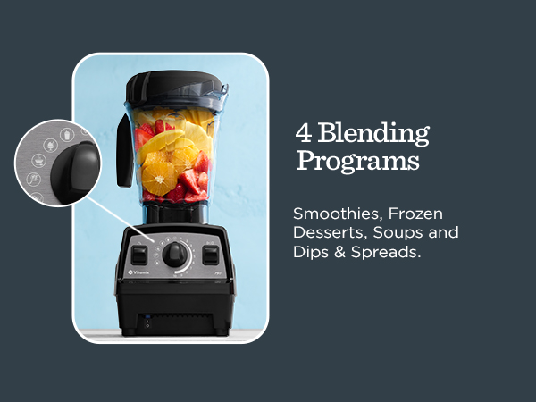 Vitamix Propel Series 750 Professional-Grade Blender, 4 Programs, Black