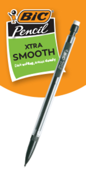 BIC Xtra Smooth Mechanical Pencil, 0.7 mm Medium Point, 40-Count Pack