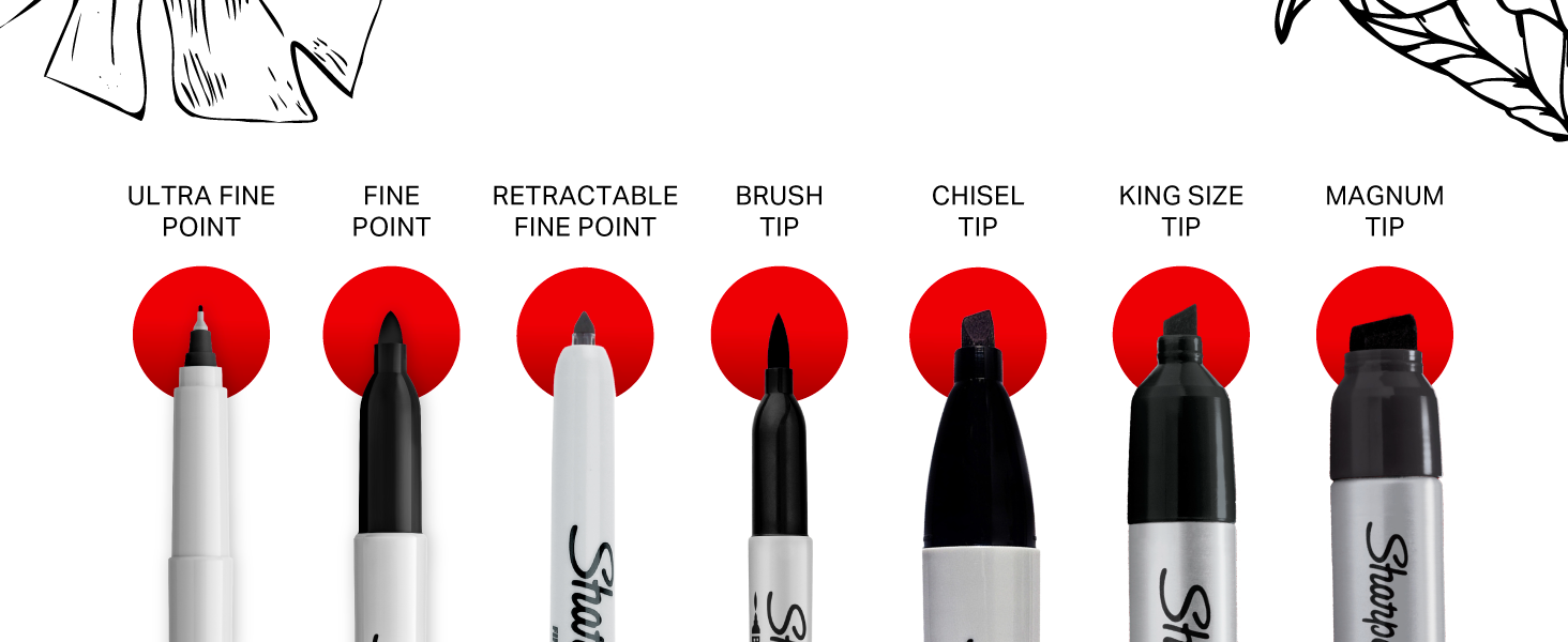 Sharpie Permanent Markers, Bulk Set, Fine Tip Markers, For Plastic, Metal, Wood, And More, Black, 36 Count