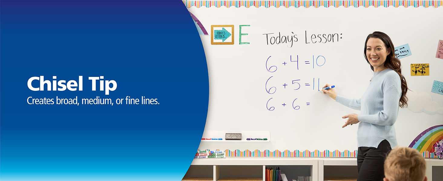 EXPO Dry Erase Markers, Low Odor Ink, Assorted Fashion Colors, Chisel Tip, 36 Count - Easily Erases, Ideal for Classroom, Home, Office, Back to School, Teacher Supplies