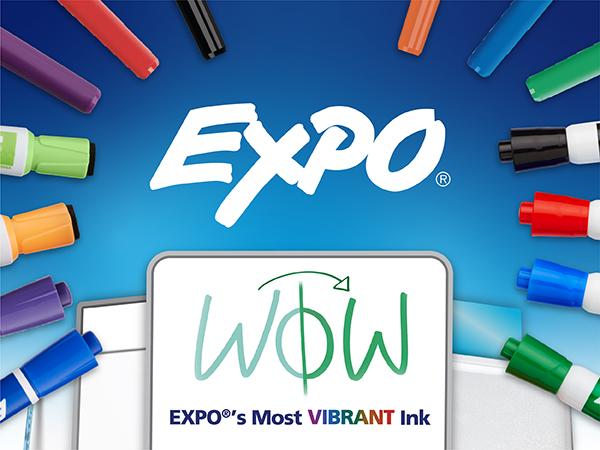 EXPO Dry Erase Markers, Low Odor Ink, Black, Chisel Tip, 4 Count - Whiteboard, Calendar, Organization, Essential Supplies for Office, School, Classroom, Teachers